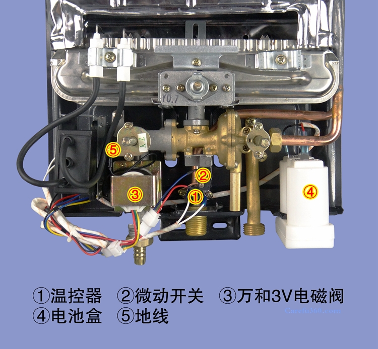 万和热水器维修内部电路图