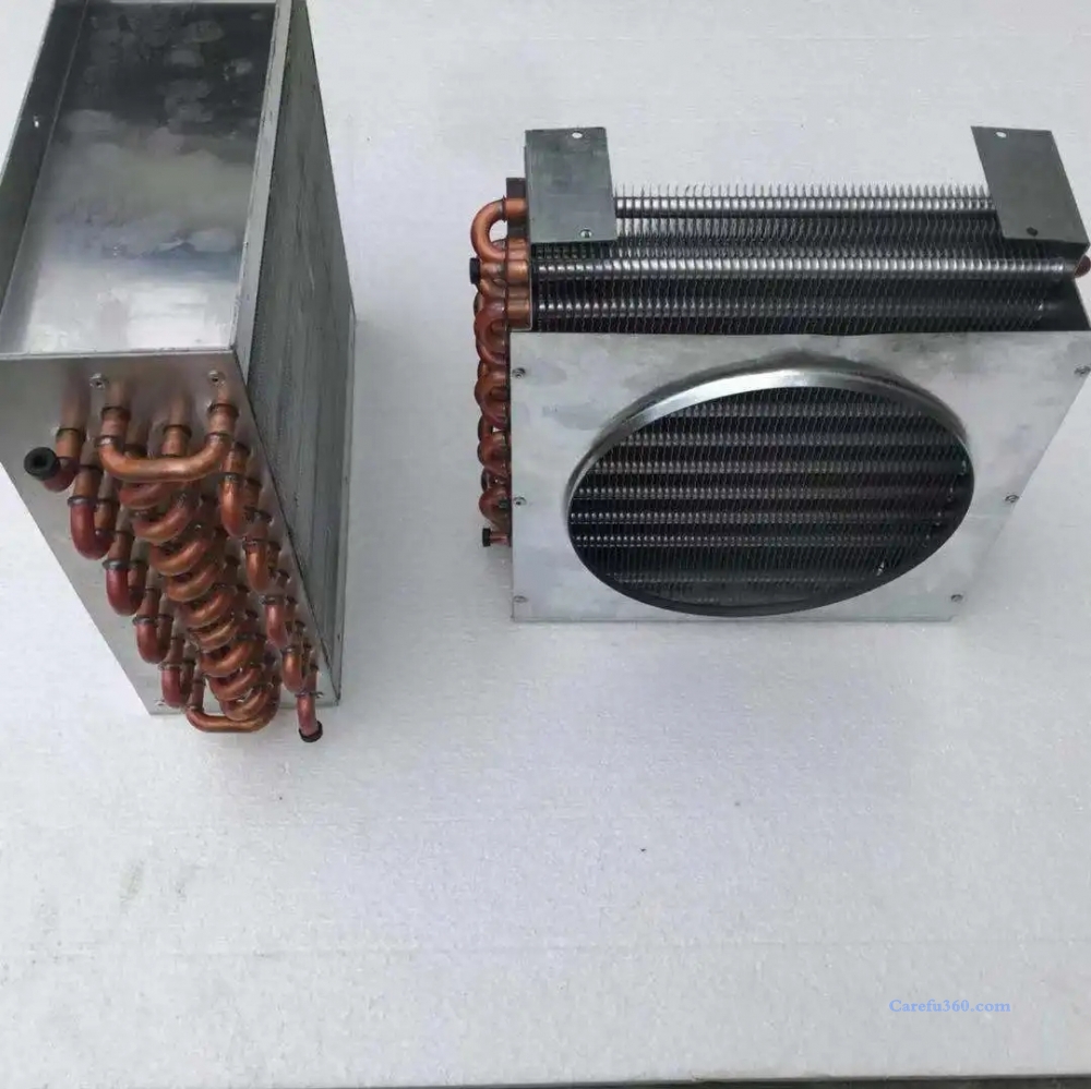 翅片式工业冷水机冷凝器